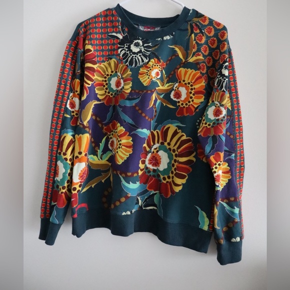 Johnny Was Floral Pullover Sweatshirt - Picture 1 of 6